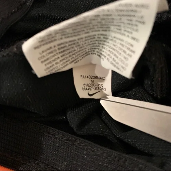 Nike Dri-Fit Lebron James Basketball Shorts Orange / Black Sz Medium - Picture 7 of 7